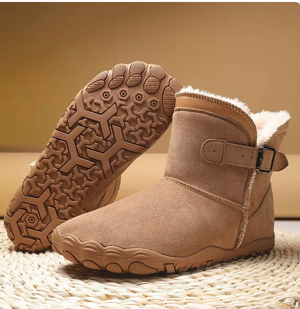 Winter Warmth Meets Barefoot Freedom
