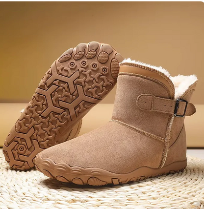 Winter Warmth Meets Barefoot Freedom