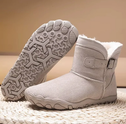 Winter Warmth Meets Barefoot Freedom