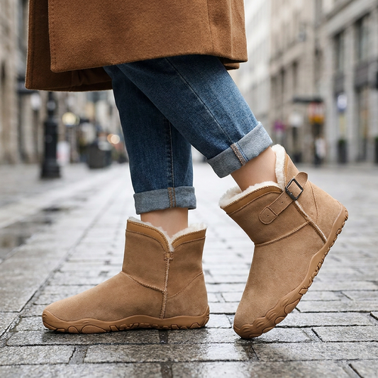 Winter Warmth Meets Barefoot Freedom
